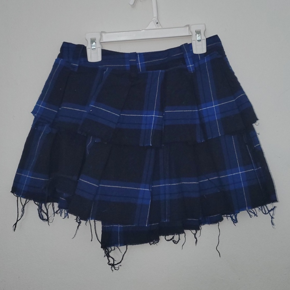 Widow Plaid Skirt